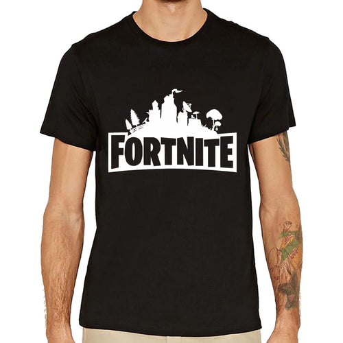 Male fashion clothing high quality cotton tees short sleeve Casual camisetas Sportwear 2018 summer man Fortnite t-shirts Hip Hop