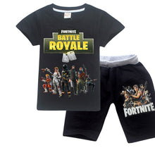 Comfy Loose Pyjama Sets Fortnite Battle Royale pijamas Big Boys Sleepwear Kid Pajamas Set Children Sports Suits Top Tees + Pants