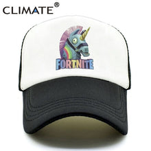 CLIMATE New Fortnite Mesh Trucker Cap Hat Hot Game Fortnite I Am A Bush Summer Baseball Net Trucker Mesh Caps Hat for Men Women
