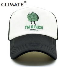 CLIMATE New Fortnite Mesh Trucker Cap Hat Hot Game Fortnite I Am A Bush Summer Baseball Net Trucker Mesh Caps Hat for Men Women