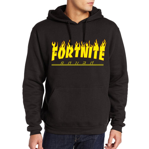 Fortnite hipster Male long sleeve hoodies men autumn fleece winter warm brand clothing 2018 high quality streetwear sweatshirt