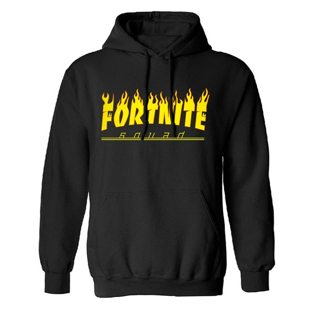 Fortnite hipster Male long sleeve hoodies men autumn fleece winter warm brand clothing 2018 high quality streetwear sweatshirt