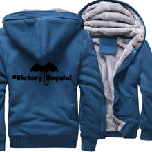fashion fitness hooded zipper jackets Fortnite 2018 winter wool liner sweatshirts Men harajuku thicken coats man's Fortnite mma