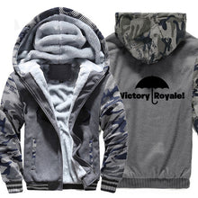 fashion fitness hooded zipper jackets Fortnite 2018 winter wool liner sweatshirts Men harajuku thicken coats man's Fortnite mma