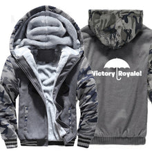 fashion fitness hooded zipper jackets Fortnite 2018 winter wool liner sweatshirts Men harajuku thicken coats man's Fortnite mma