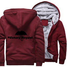 fashion fitness hooded zipper jackets Fortnite 2018 winter wool liner sweatshirts Men harajuku thicken coats man's Fortnite mma