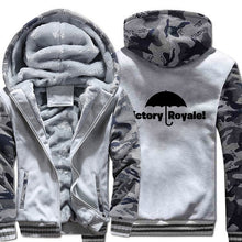 fashion fitness hooded zipper jackets Fortnite 2018 winter wool liner sweatshirts Men harajuku thicken coats man's Fortnite mma
