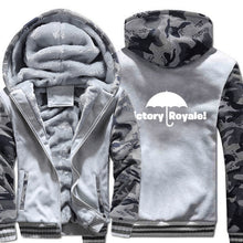 fashion fitness hooded zipper jackets Fortnite 2018 winter wool liner sweatshirts Men harajuku thicken coats man's Fortnite mma