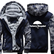 fashion fitness hooded zipper jackets Fortnite 2018 winter wool liner sweatshirts Men harajuku thicken coats man's Fortnite mma