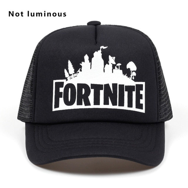 2018 New Snapback  men women Dad Hat Baseball Cap  Fortnite Battle Royale   Noctilucous  Luminous cap  Brand fashion