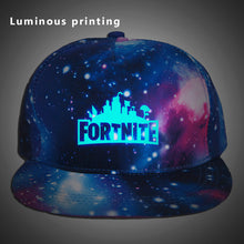 2018 New Snapback  men women Dad Hat Baseball Cap  Fortnite Battle Royale   Noctilucous  Luminous cap  Brand fashion