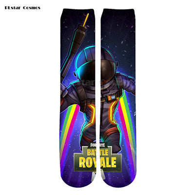 Plstar Cosmos  Hot Game Fortnite Ninja/Fortnite Voyager Space  Socks Men Women high quality 3D print socks  drop shipping