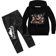 LILIGIRL Long-Sleeve Baby Children's Fortnite Print Hoodie Sweater+Pants Overalls Suit for Boys Girls Hooded Jacket Clothes Sets