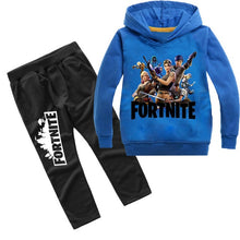 LILIGIRL Long-Sleeve Baby Children's Fortnite Print Hoodie Sweater+Pants Overalls Suit for Boys Girls Hooded Jacket Clothes Sets