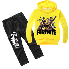 LILIGIRL Long-Sleeve Baby Children's Fortnite Print Hoodie Sweater+Pants Overalls Suit for Boys Girls Hooded Jacket Clothes Sets