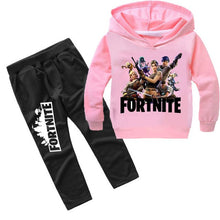 LILIGIRL Long-Sleeve Baby Children's Fortnite Print Hoodie Sweater+Pants Overalls Suit for Boys Girls Hooded Jacket Clothes Sets