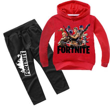 LILIGIRL Long-Sleeve Baby Children's Fortnite Print Hoodie Sweater+Pants Overalls Suit for Boys Girls Hooded Jacket Clothes Sets