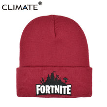 CLIMATE Fortnite Beanine Hat Men Winter Hat Cap Fortnite Game Hot Warm Knit Beanie Hat Cap for Men Women Youth Teenagers