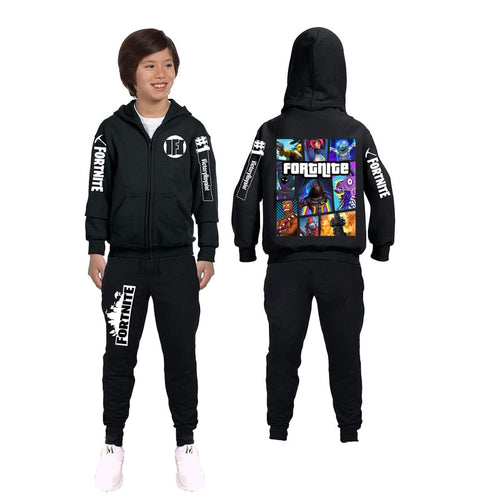 Fortnite Battle Royale Gta 5 Children clothing kids Boys clothes Set sports suit girls printed t-shirt+ pants boy Tracksuit sets