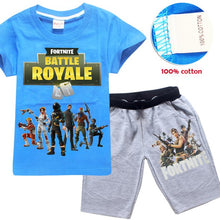 Fortnite Battle Royale Gta 5 Children clothing kids Boys clothes Set sports suit girls printed t-shirt+ pants boy Tracksuit sets