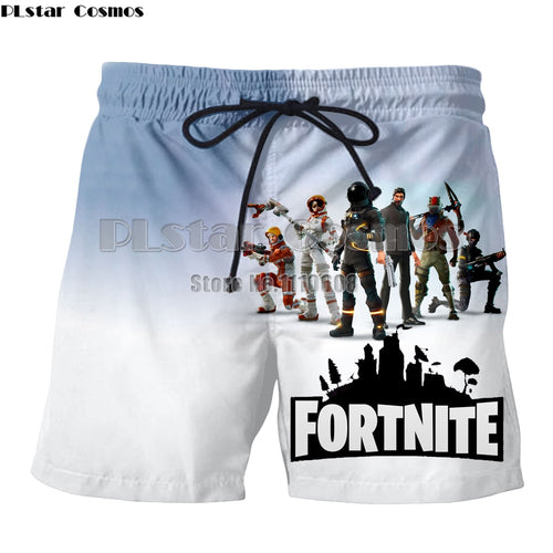 Plstar Cosmos new 3D printed Fortnite men women short pants sport clothes casual beach shorts clothing