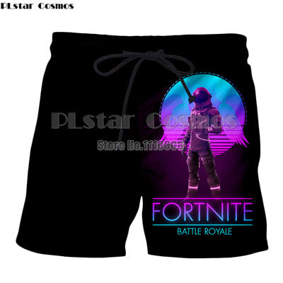 Plstar Cosmos new 3D printed Fortnite men women short pants sport clothes casual beach shorts clothing