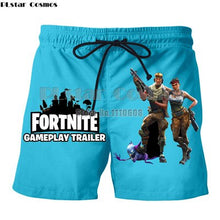 Plstar Cosmos new 3D printed Fortnite men women short pants sport clothes casual beach shorts clothing