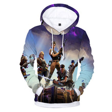 New 3D Game Fortnite Hoodies Men/Women Sweatshirt Hip Hop Sweatshirt Hoodies 3D Print Boys/Girls Harajuku Cotton Thin Tops W1