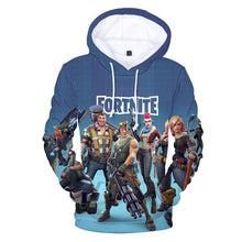 New 3D Game Fortnite Hoodies Men/Women Sweatshirt Hip Hop Sweatshirt Hoodies 3D Print Boys/Girls Harajuku Cotton Thin Tops W1