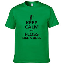 Keep Calm And Floss Like A Boss Printed Fortnite T shirt Men Fashion Harajuku Short Sleeve T-shirt Cotton Tops Cool Tee T437