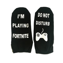 "I'M PLAYING FORTNITE" Socks