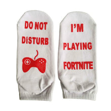 "I'M PLAYING FORTNITE" Socks