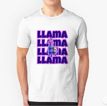 Pkorli Fashion Game Fortnite T-Shirt Men Funny Print Lama T Shirt Male Creative Cool Homme Animal Tshirts Men Tops Clothing Plus