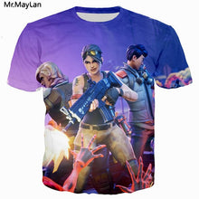 Harajuku Game Fortnite Lama Print 3D T shirt Men/Women Hip Hop Streetwear Tshirt 2018 Summer Boys Kawaii Purple T-shirt Clothes